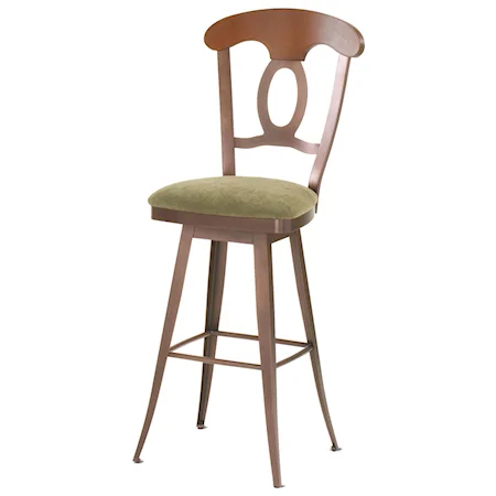 26" Cynthia Swivel Stool in Quaint Country Furniture Style